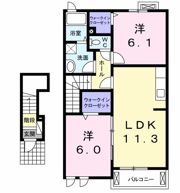 エデンⅠの間取り画像