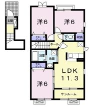 くれよんハウスの間取り画像