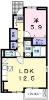 カーサ ボヌールAの間取り画像