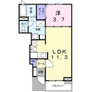 エムズ フォレストの間取り画像