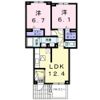 コーポ勢多Ⅵ番館の間取り画像