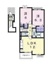 シャルマン・シャトーⅡの間取り画像