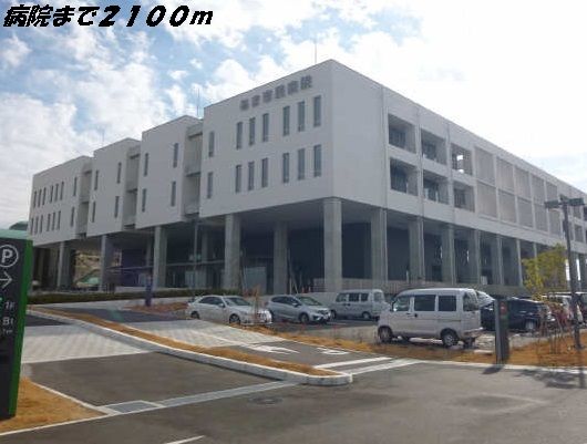 近くのあま市民病院まで2,100m（徒歩27分）