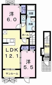 カームリーの間取り画像