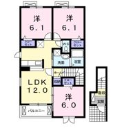 ラビアンローズの間取り画像