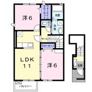 ラシュレⅡの間取り画像