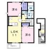 ラシュレⅡの間取り画像