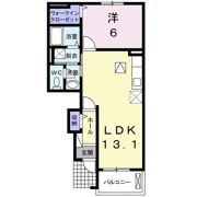アクアバレー Mの間取り画像