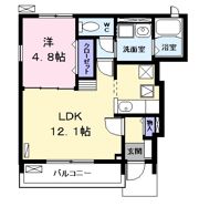 クラージュの間取り画像