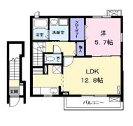 クラージュの間取り画像