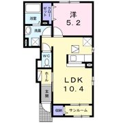 ヴィラ雪窓の間取り画像