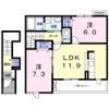 レナージュ Aの間取り画像
