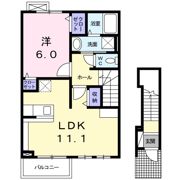 ミルト諸福の間取り画像