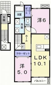 グランドソレイユの間取り画像
