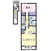 パル ティ－ルFの間取り画像