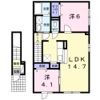 アンジュの間取り画像