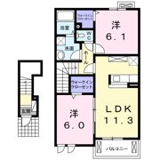 カームリ―の間取り画像