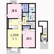 サウスタウン水野 Bの間取り画像