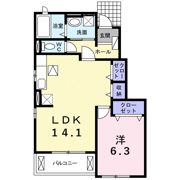 クラルジュネスの間取り画像