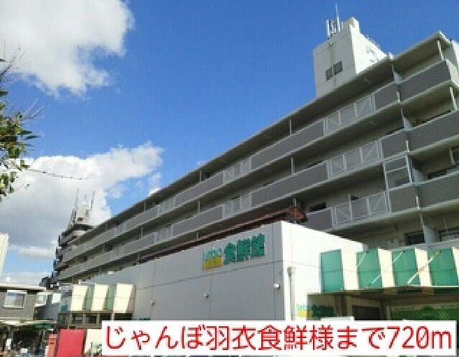近くのじゃんぼ羽衣食鮮様まで720m（徒歩9分）