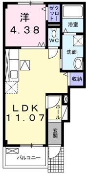 ガーデンクォーツの間取り画像