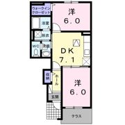 カーサ フェリーチェⅢの間取り画像