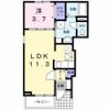 アンソレイエBの間取り画像