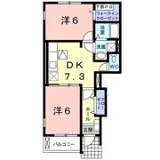 プラシードAの間取り画像
