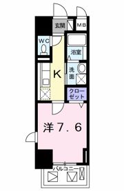 クラシェス新長田の間取り画像