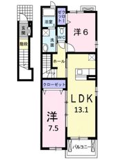 アン ルミエール Ⅱの間取り画像