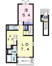 ヴァイオレットの間取り画像