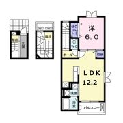 アンソレイユDの間取り画像
