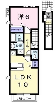 エスポワールⅣの間取り画像