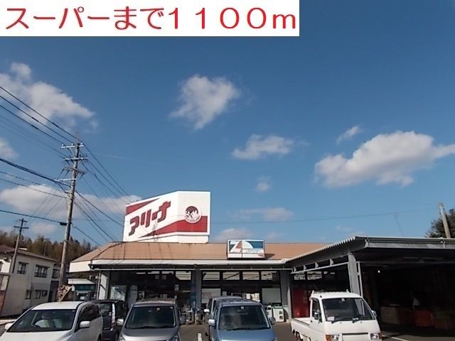 近くのアリーナまで1,100m（徒歩14分）