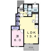エレガンスDの間取り画像