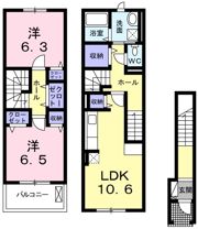 リヴェール コートⅡの間取り画像