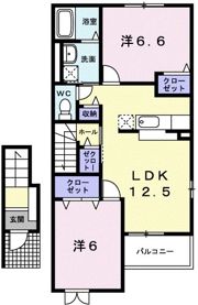 リーガハット23の間取り画像