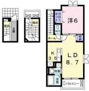 ラ・セゾンの間取り画像
