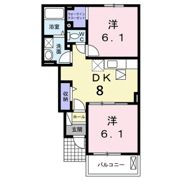 クレセールBの間取り画像