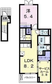 エスポワールの間取り画像