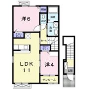 スプランディッドⅡの間取り画像