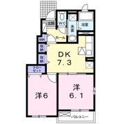 エヴァーグリーンの間取り画像