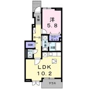 イーストヒルズの間取り画像