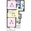 エバーハイムⅡの間取り画像