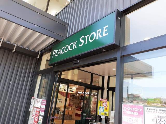 近くのPEACOCK STOREまで1,100m(徒歩14分)