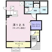 オルタ フルールの間取り画像