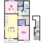 コンフォ－ト八幡 Ⅱの間取り画像