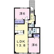 Villa 佐藤 Eの間取り画像