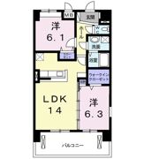 クレアトゥールの間取り画像