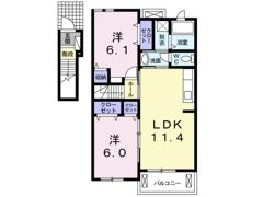 ビラ ステージ et Ⅱの間取り画像